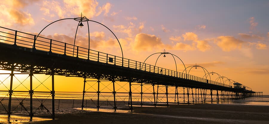 southport longest pier in UK